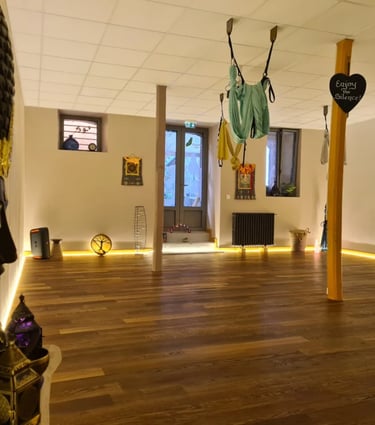 Salle de pratique à l'arbre à papillons