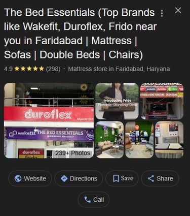 frido store wakefit mattress store and duroflex mattress store near me in faridabad