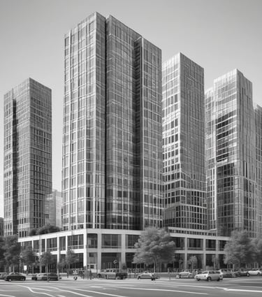 Elegant navy blue and gold themed image of a law book and scales of justice on a polished desk.