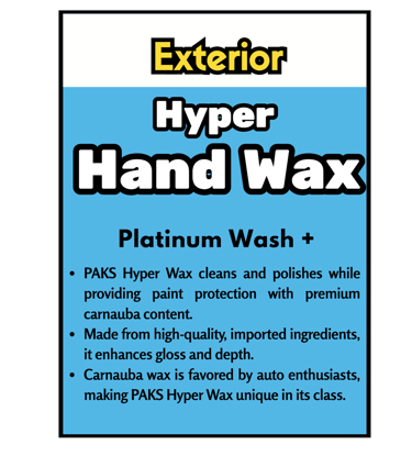 Cleans, polishes, provides paint protection with carnauba, enhances gloss and depth