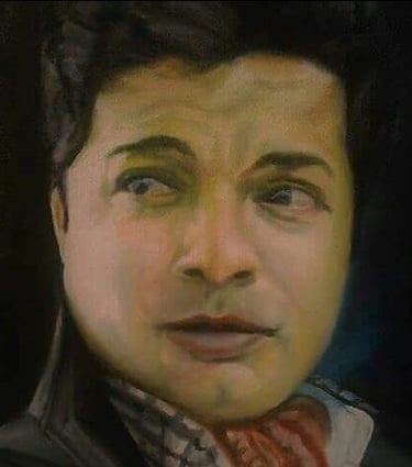 self-portrait-oil-painting-Studio-Ananta-spiritual-libre-essence-anuragk-gupta