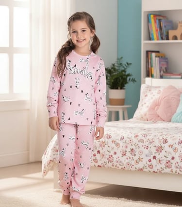 Kit 2 Pijamas Infantil Menina Algodão Sortido 