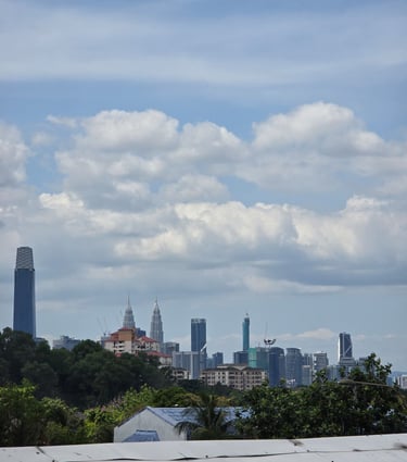 City view from Kuari21 event space, Cheras, KL