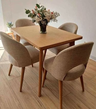 comedor elegante 4 puestos