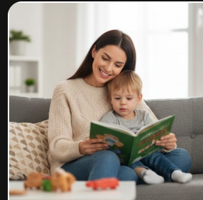 parents reviewing objective test results online