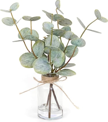 Artificial Eucalyptus Plant for Scandinavian Bedroom Décor