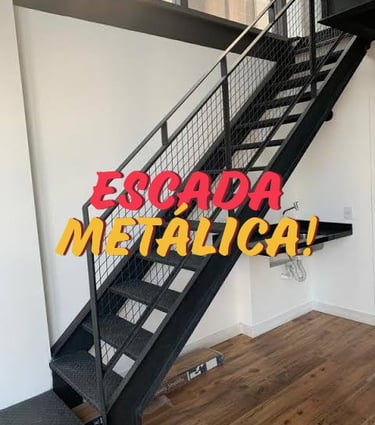 Escada Metalica em Francisco Morato São Paulo-SP-1