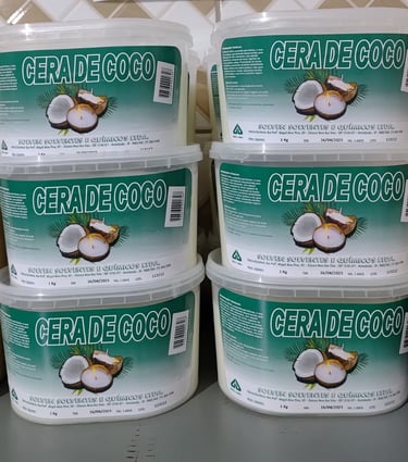 Cera de Coco Vegetal.