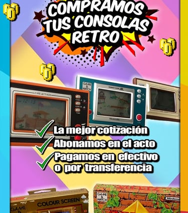 Compramos Consolas Retro