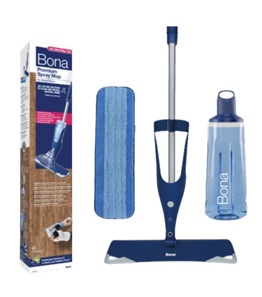 a bona bona mop with a cleaning mop and a cleaning cloth