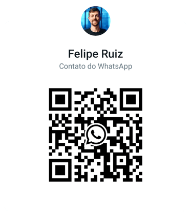 QR Code para contato via whatsapp