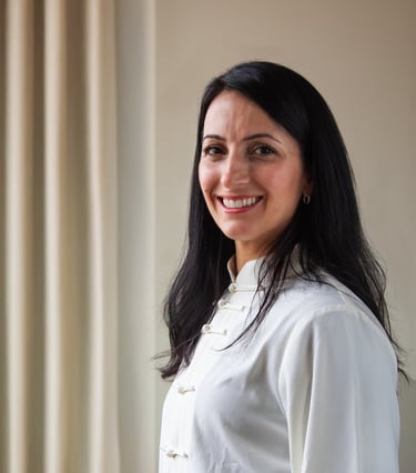 Carolina Reiki Barcelona en su consulta