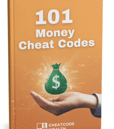 a book cover of 101 money cheat codes