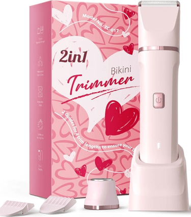 Bikini Trimmer for Women - Painless Electric Razors for Silk Skin,Cordless Body Shaver for Trip,Repl