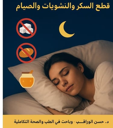 _تجربتي المذهلة للتغلب على مشاكل النوم قطع السكر والنشويات والصيام