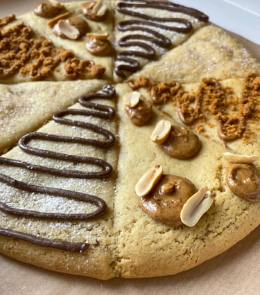 cookizza: cookie géant en forme de pizza