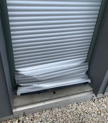 store écraser au sol de malade