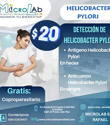 Examen helicobacter pylori