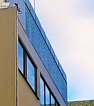 a clock tower with a clock on top of it