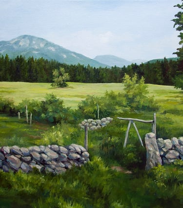 "The Meadow" Acrylic $650