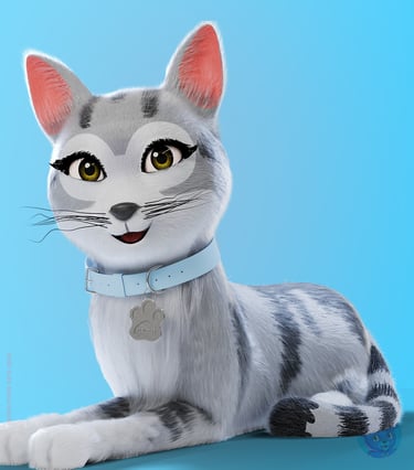 mascote 3D, personagem 3D