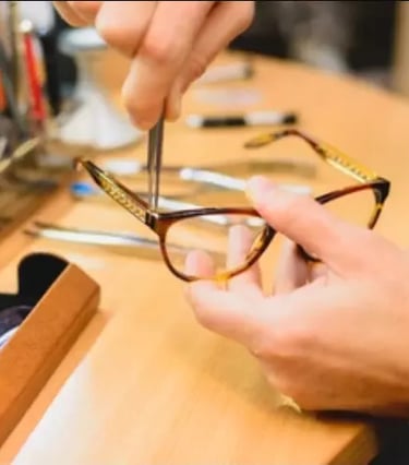 Réparation de lunettes chez votre opticien