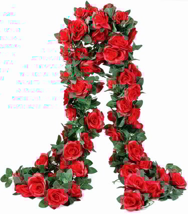 Garland with flowers