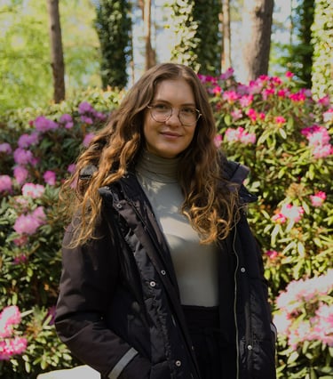 foto della designer del paesaggio