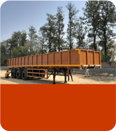 Durable Sidewall Trailer with foldable taildoor and reinforced steel body – built for high-volume tr