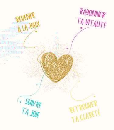 revenir a la paix, suivre ta joie,