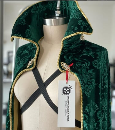 green custom made cape wizard of oz