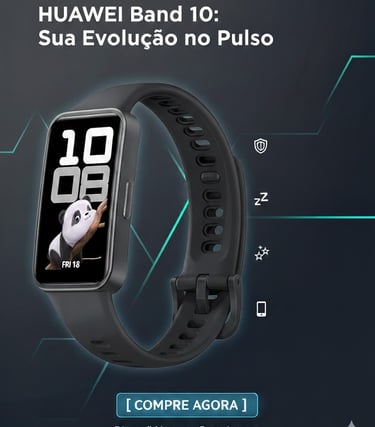 Smartwatch, HUAWEI Band 10, análise do Sono, assistente de Bem-estar Emocional