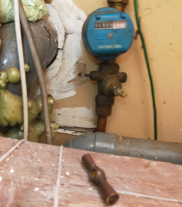 Remplacement robinet d'arrêt d'eau 