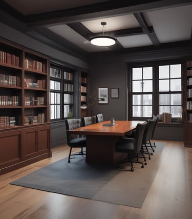 A sleek, dark-themed workspace with a modern computer setup showcasing design work.