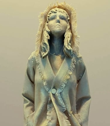A clickable link leading to a page with information about the sculpture 'Aspire'