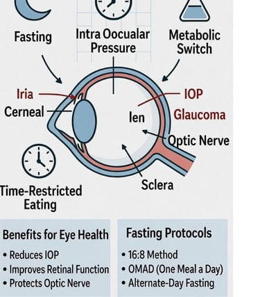 👁️🌙 Eye Health, Glaucoma & Fasting Protocols · A Scientific Overview 