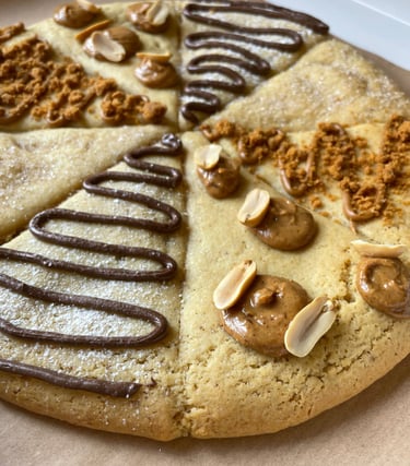 cookizza: cookie géant en forme de pizza