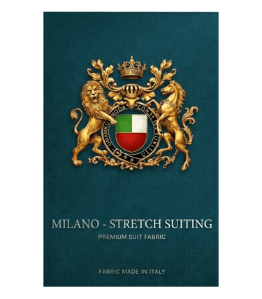 Milano Stretch Suiting premium Italian suit fabric