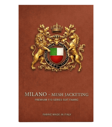 Milano mesh jacketing premium 110 series suit fabric
