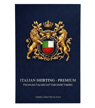 Premium Italian cotton shirting fabric