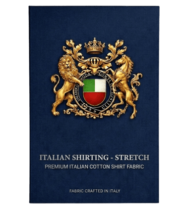 Premium Italian shirting stretch cotton fabric