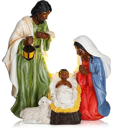 Black skin tone Nativity