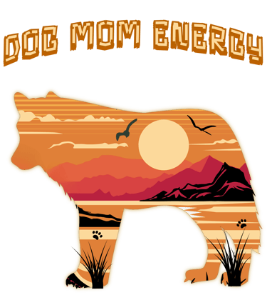 Dog Sunset Image Design