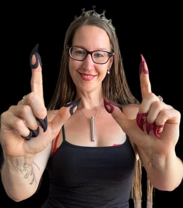 Pleasurelit Patricia with kitten claws