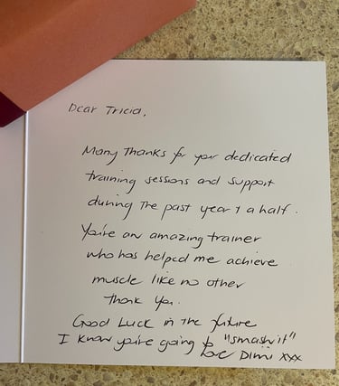 Fitness transformation testimony