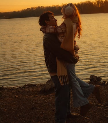 cinematic couples session at crockett park in northern virginia, DMV