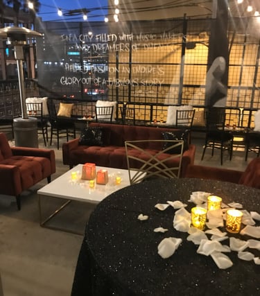 Las Vegas Rooftop Engagement Party