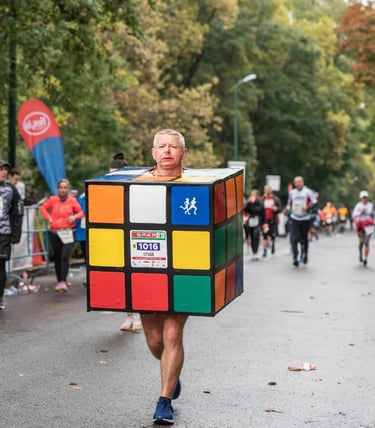 Biegacz w kostce Rubika