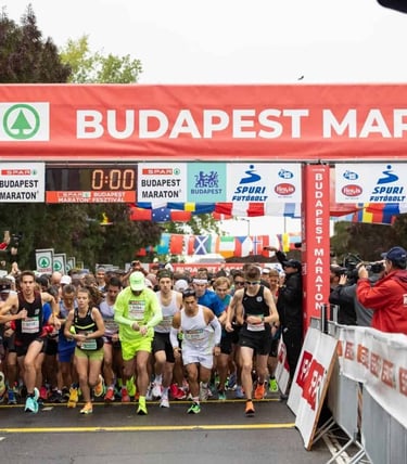 Start maratonu w Budapeszcie