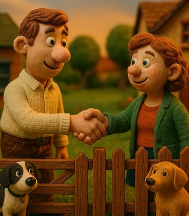 Option jardin partagé pour ramassage canin dans espaces mitoyens ou copropriété